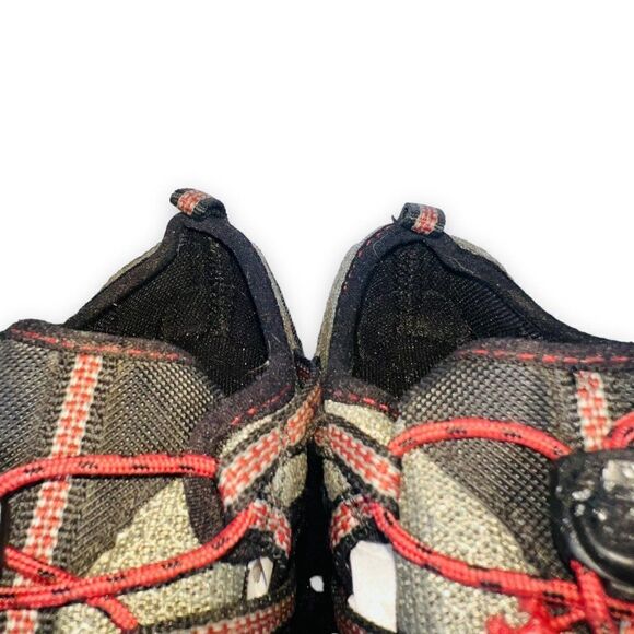 Chaco Outcross Outdoor Hiking Shoes Grey / Black / Red J180201 Youth 2 - Picture 11 of 12
